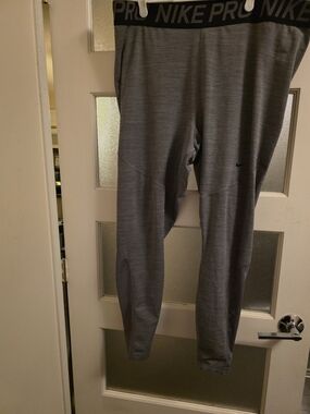 Nike Pro Womans Gray Compression Training Pants 3x